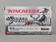 20rd Winchester Deer Season XP 6.5 Creedmoor Ammo