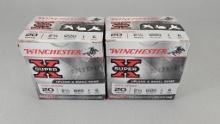 2 - 25rd Winchester 20GA High Brass Small Game