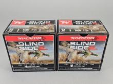 2-25rd Winchester Blind Side2 12GA Hex Steel Shot