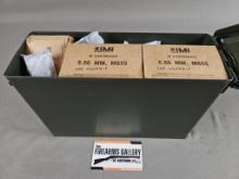 IMI 5.56 M855 Ammo in Metal Ammo Can