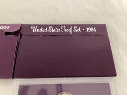 Two 1984 US Mint Coin Proof Sets