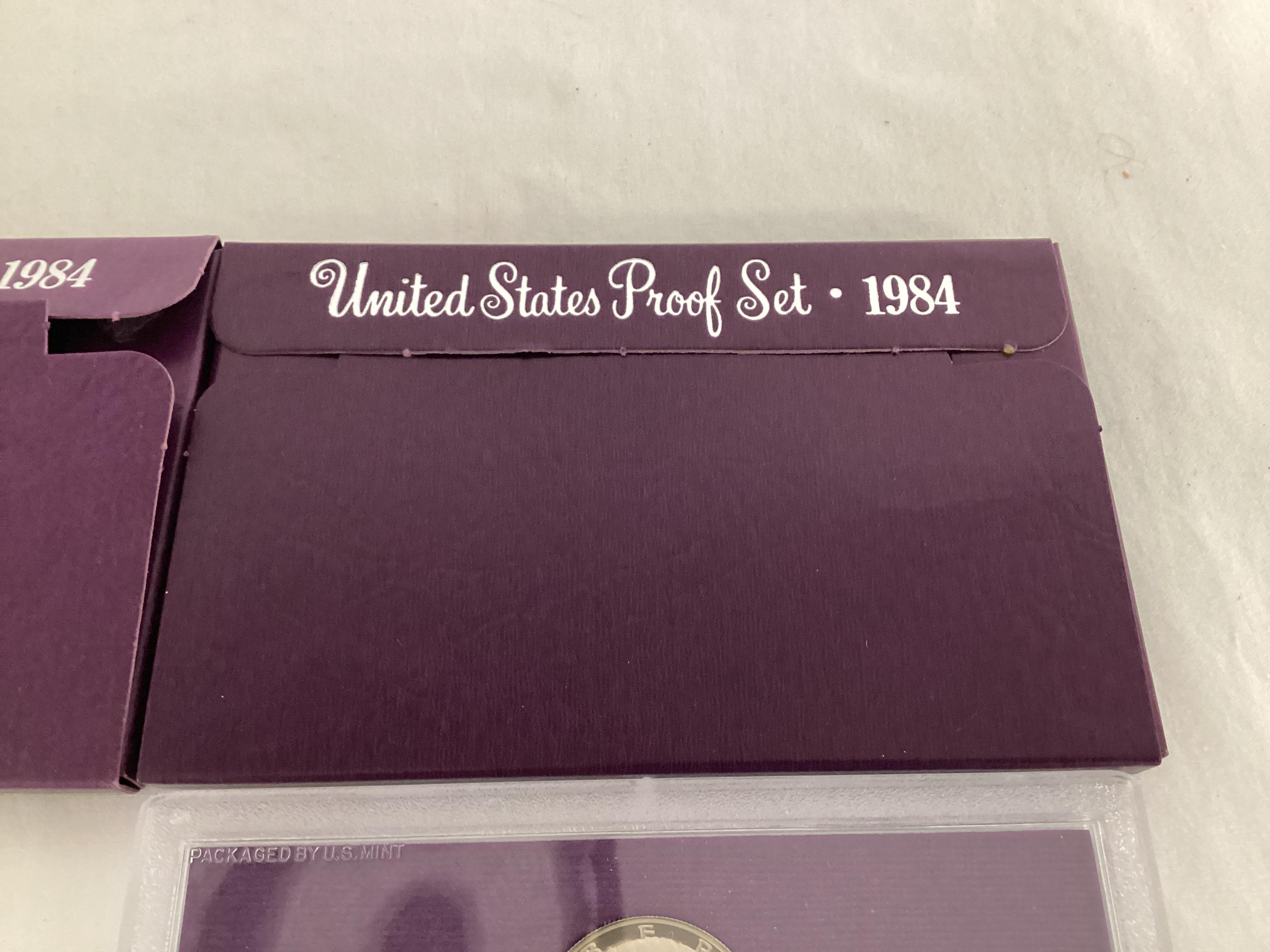 Two 1984 US Mint Coin Proof Sets