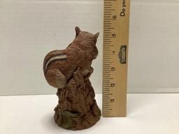 Tim Wolfe "Chipper" Chipmunk with Golf Ball Sculpture