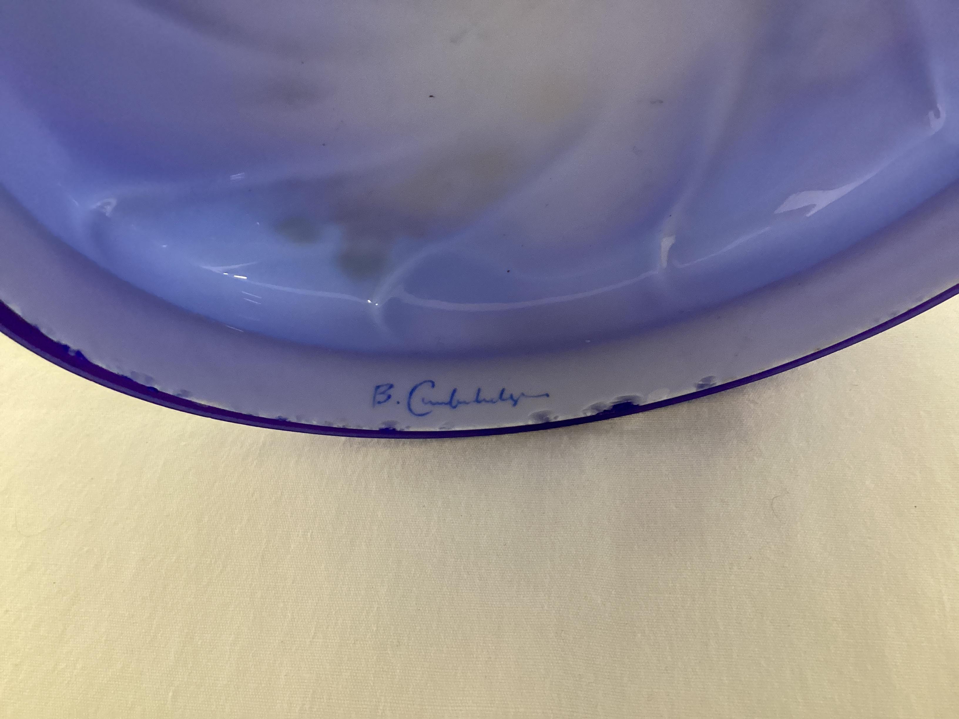 Signed Hand Painted Fenton Jar