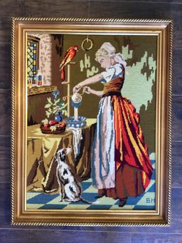 Framed Needlepoint