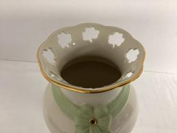 Lenox Shamrock Clover Vase