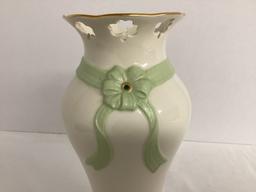 Lenox Shamrock Clover Vase