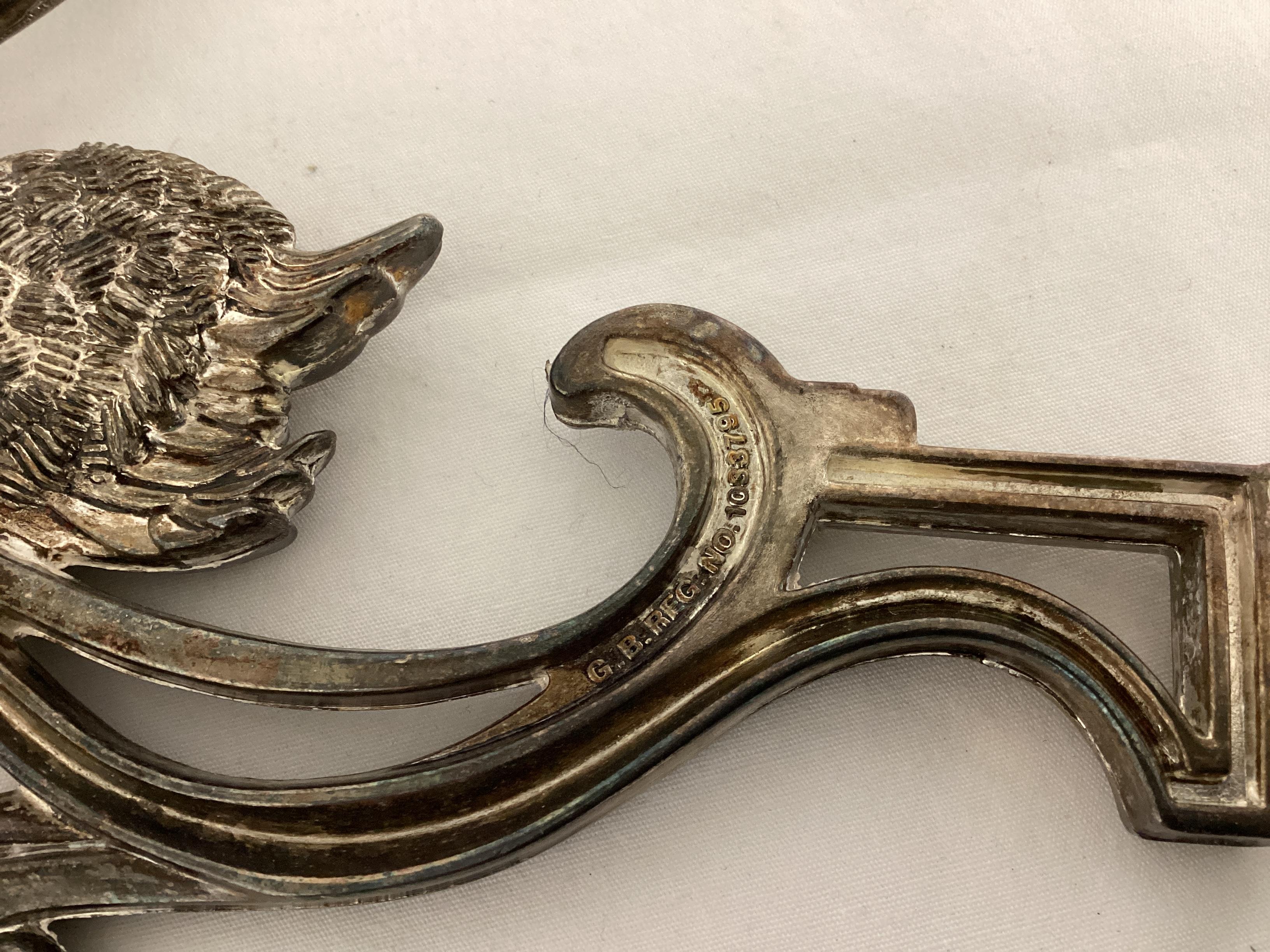 Two Piece Swan Candelabra