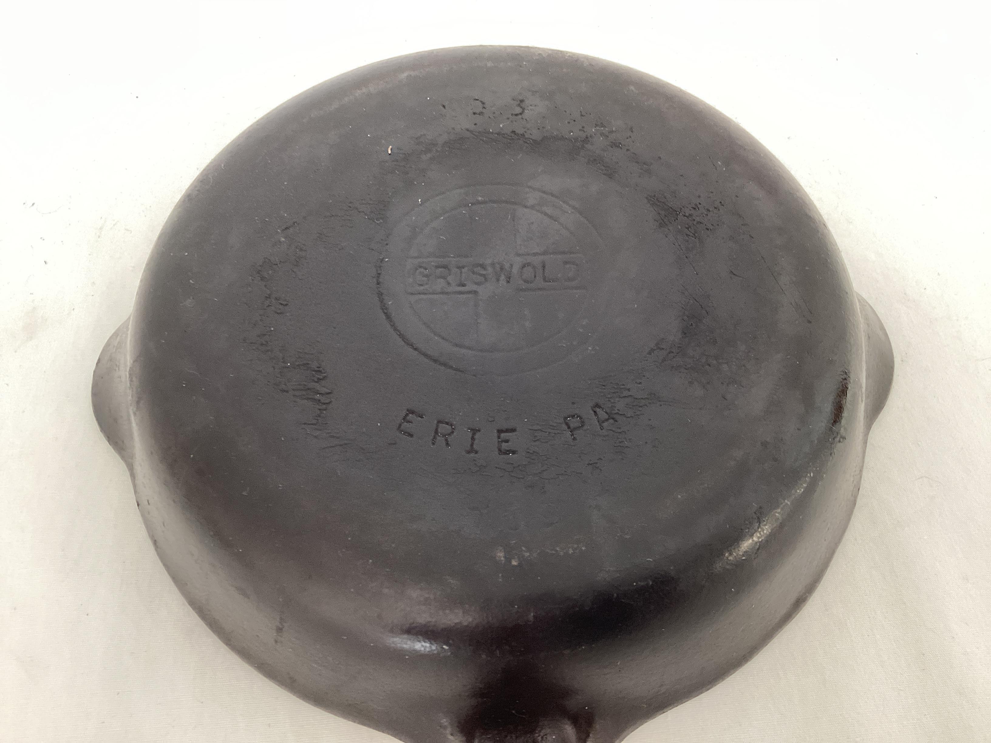 Griswold #3 Cast Iron Skillet