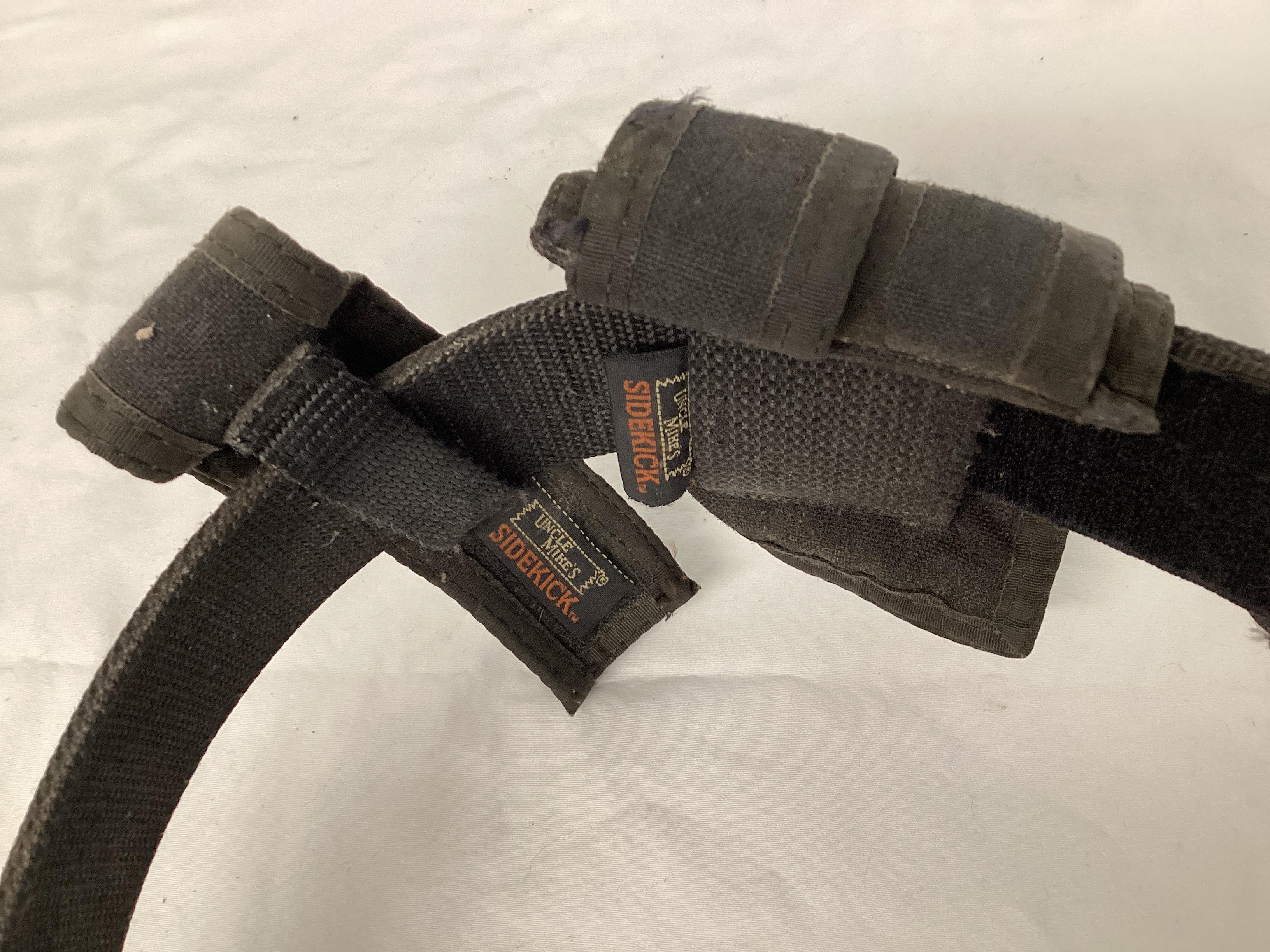 Gun Cleaning Supplies and Uncle Mike's Sidekick Belt with Attachments