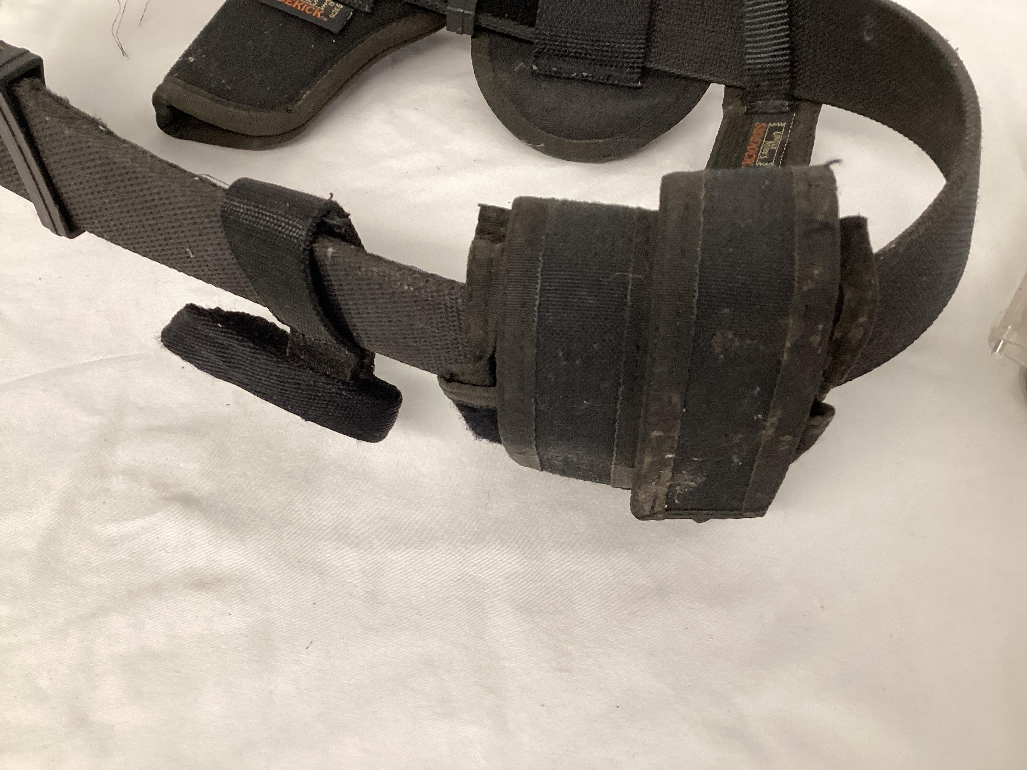 Gun Cleaning Supplies and Uncle Mike's Sidekick Belt with Attachments