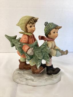 Goebel 1996 Tree Trimming Time Hummel Figurine