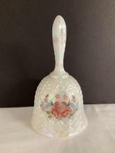 Fenton Hand Painted Iridescent Bell
