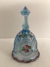 Fenton Hand Painted Carnival Glass Bell