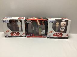 Three Star Wars PEZ Dispenser Sets
