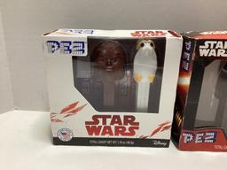 Three Star Wars PEZ Dispenser Sets