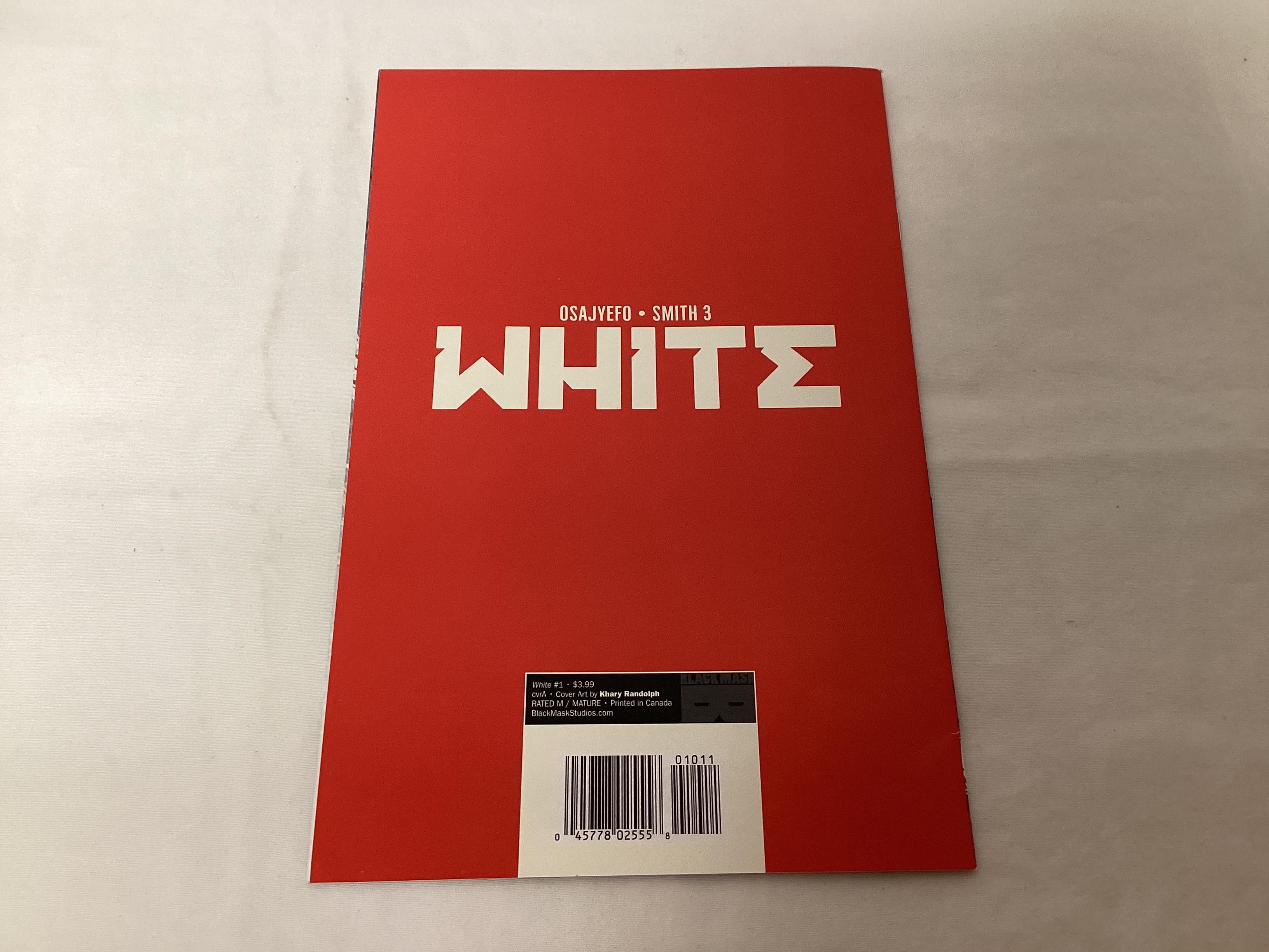White Chapter 1 Black Mask Comic Book