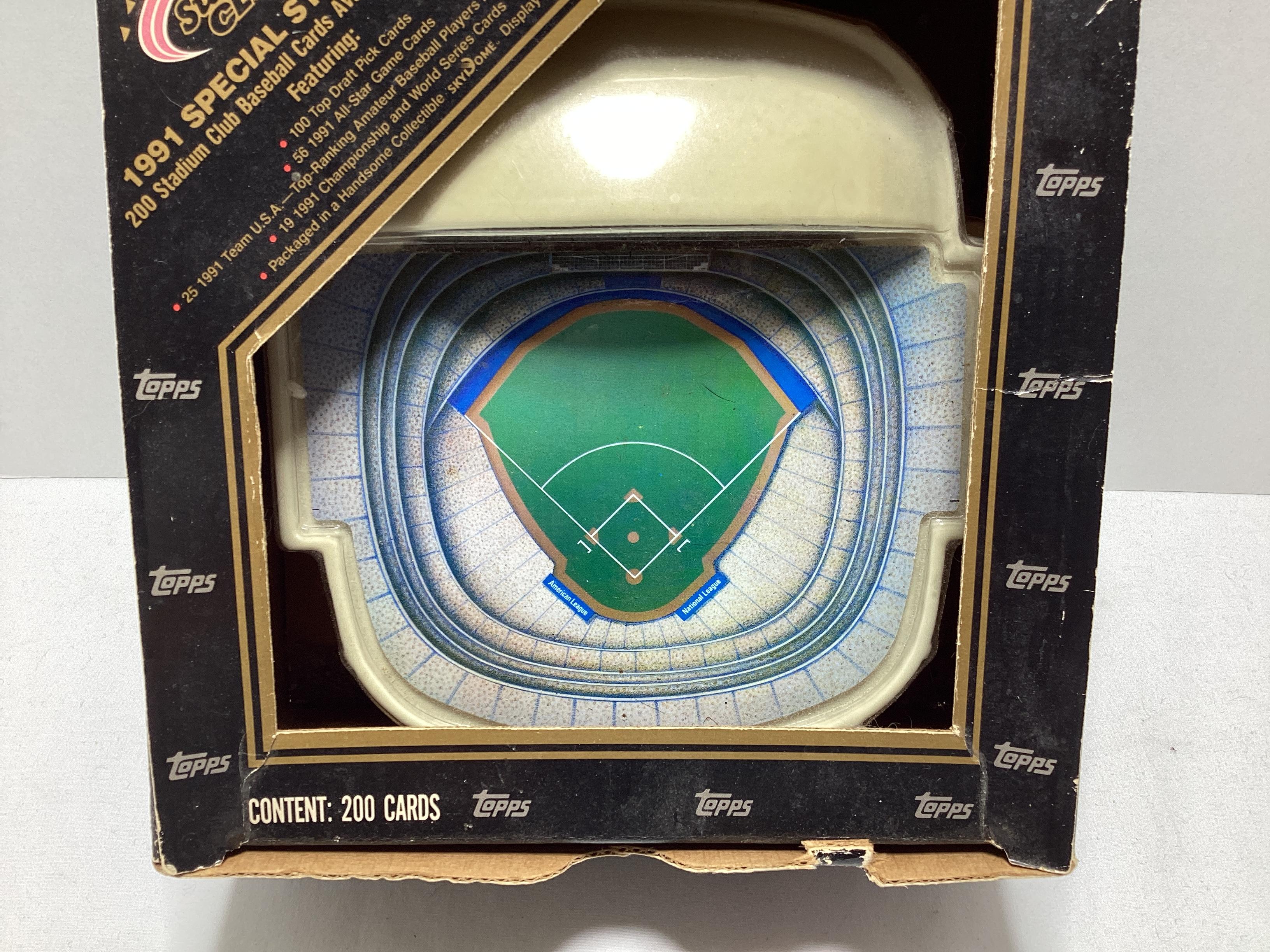 Topps Stadium Club 1991 Stadium Baseball Card Set