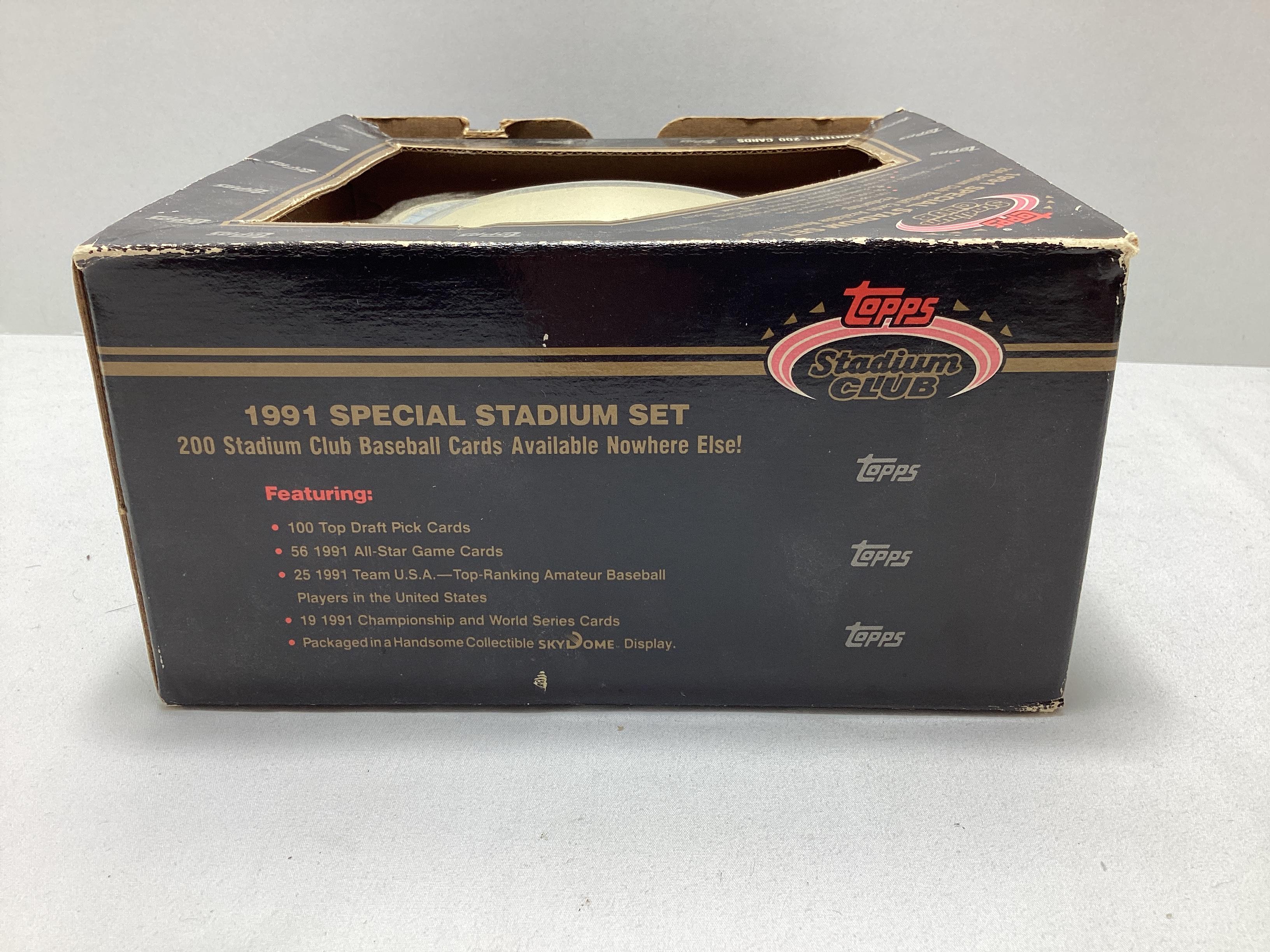 Topps Stadium Club 1991 Stadium Baseball Card Set