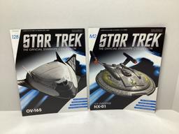 Five Eaglemoss Star Trek Starships Collection Models