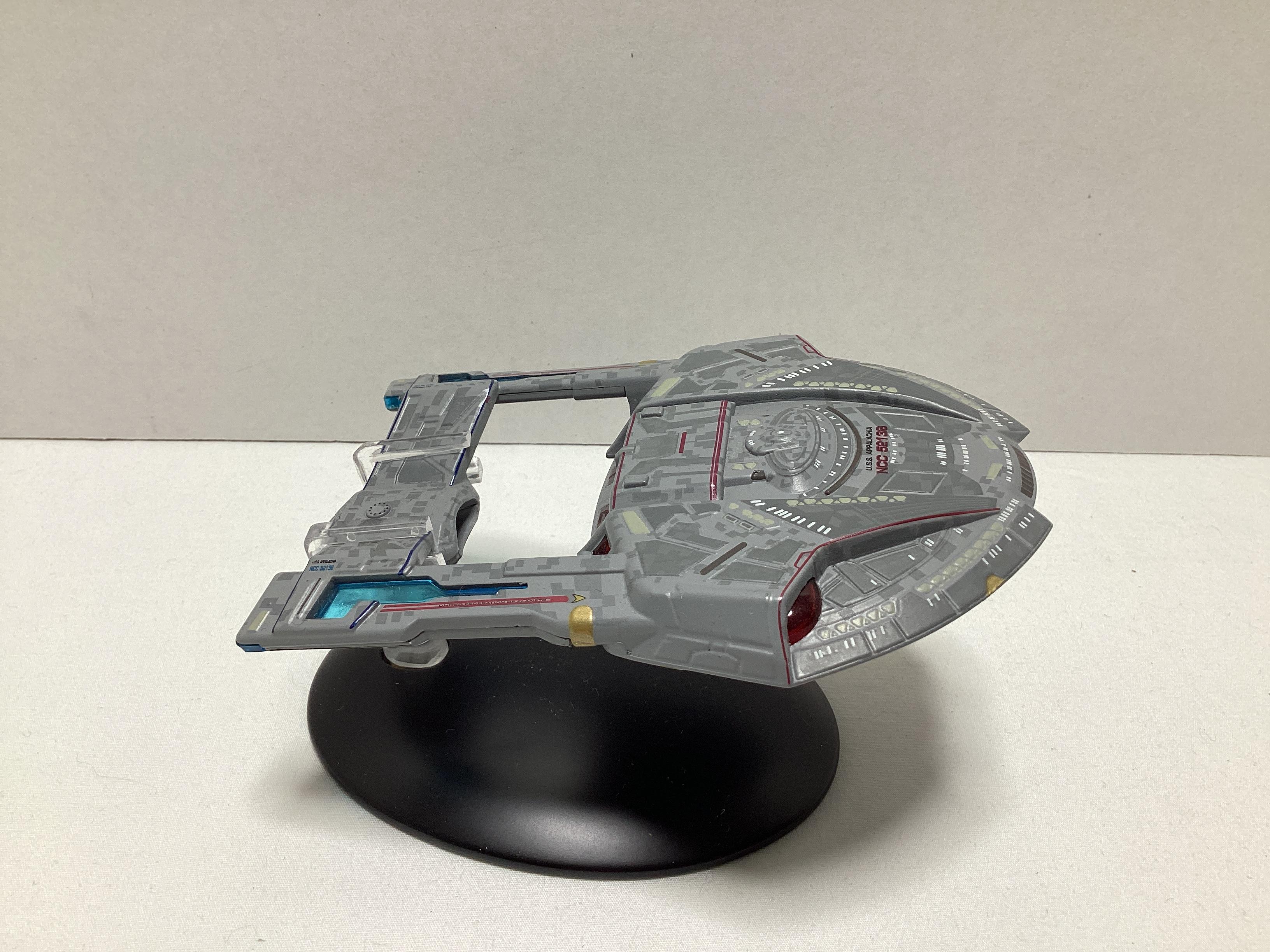 Five Eaglemoss Star Trek Starships Collection Models