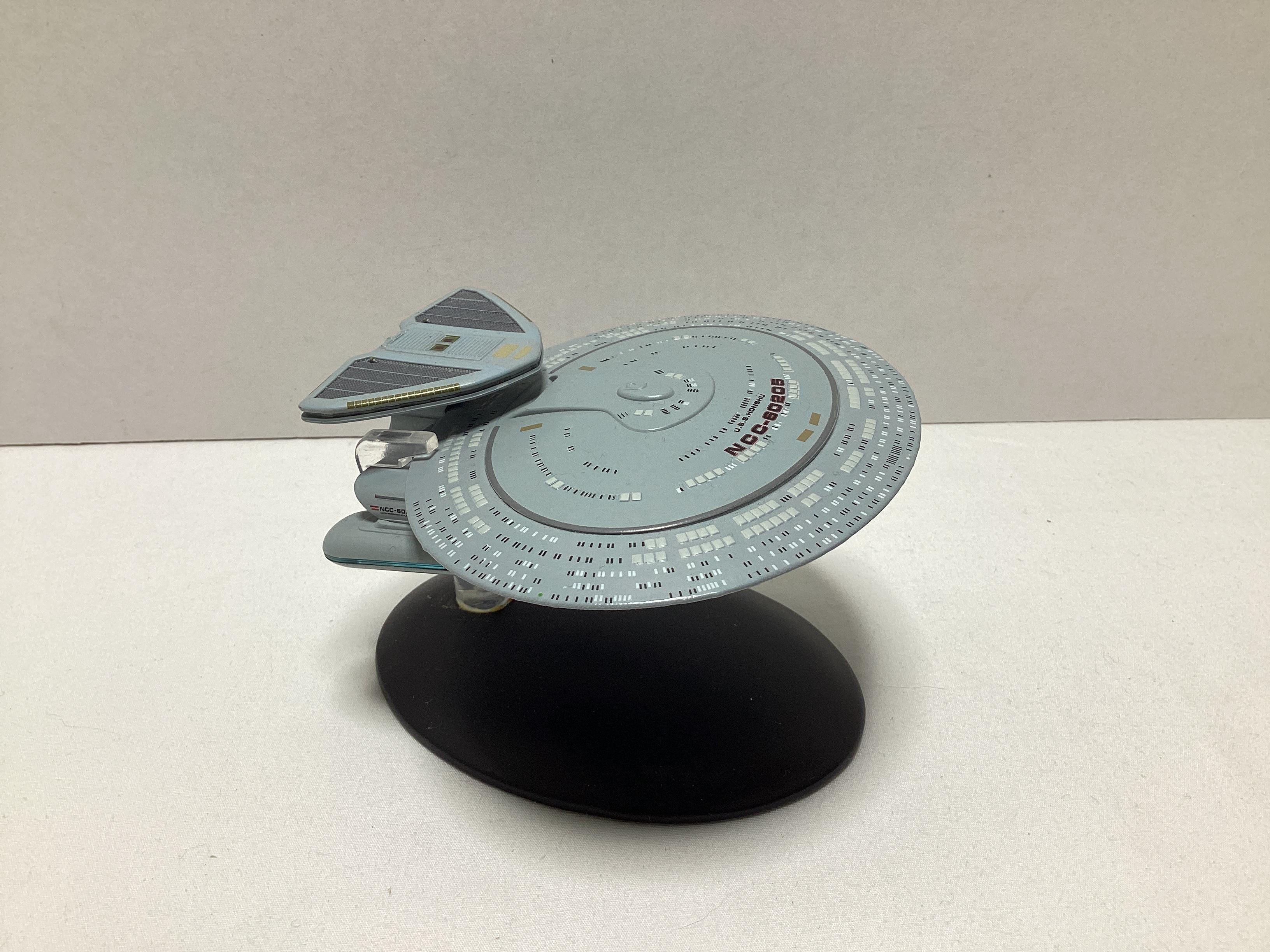 Five Eaglemoss Star Trek Starships Collection Models