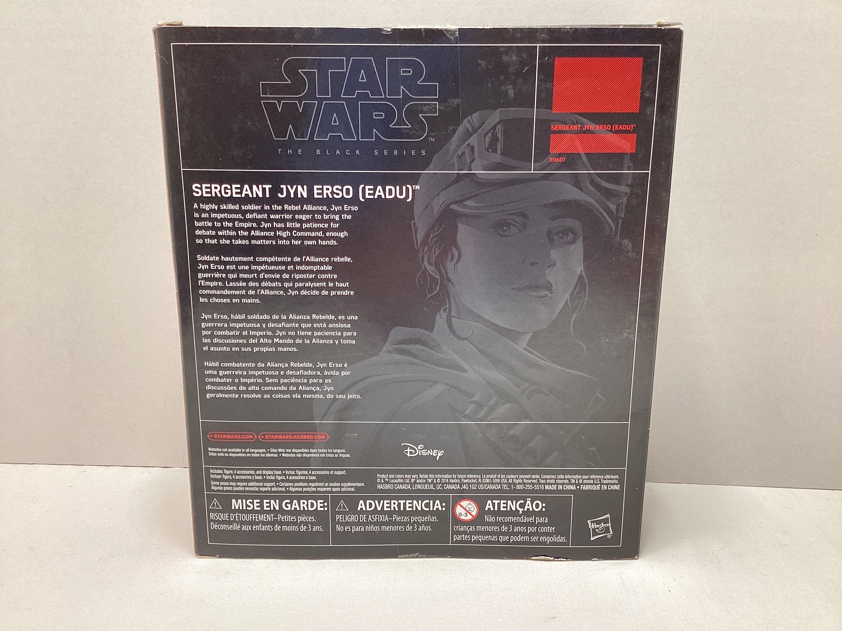Star Wars The Black Series Sergeant Jyn Erso (Eadu) Action Figure
