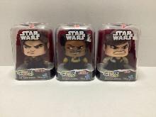 Three Star Wars Mighty Muggs Figures