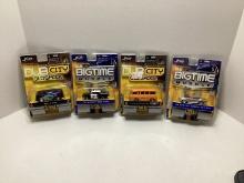 Four Jada Big Time Muscle and Old Skool Diecasts