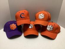 Five Clemson Tigers Fitted Hats