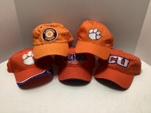 Five Clemson Tigers Hats