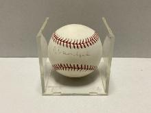 Warren Spahn Signed Baseball