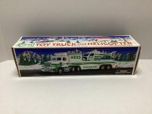 Hess Toy Truck and Helicopter