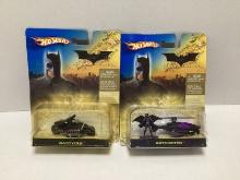 Hot Wheels Batman Begins Batcycle and Batcopter