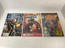 Three Marvel Comic Books