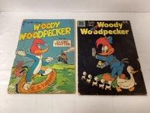 Woody Woodpecker 55 and 249 Dell Comic Books