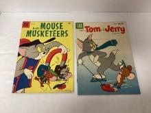 Two Tom and Jerry Dell Comic Books