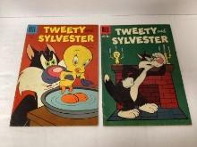 Tweety and Sylvester 22 and 23 Dell Comic Books