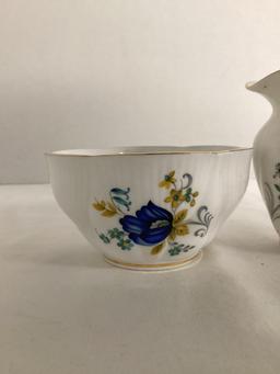 Royal Albert Bone China Creamer and Open Sugar Bowl