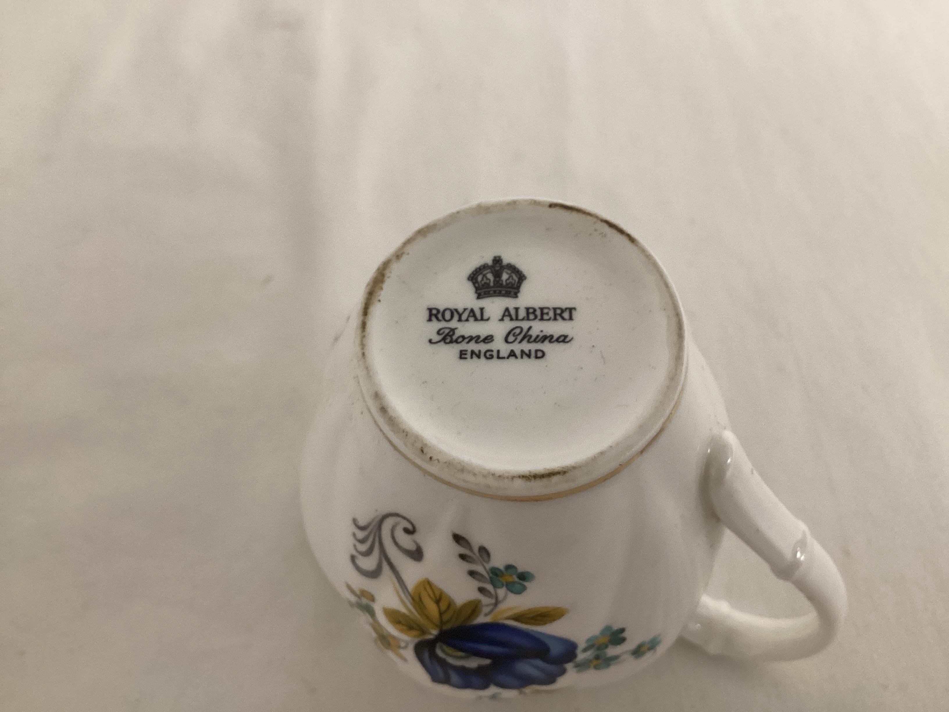 Royal Albert Bone China Creamer and Open Sugar Bowl