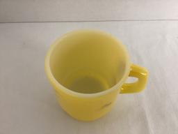 Vintage Anchor Hocking Yellow Mug