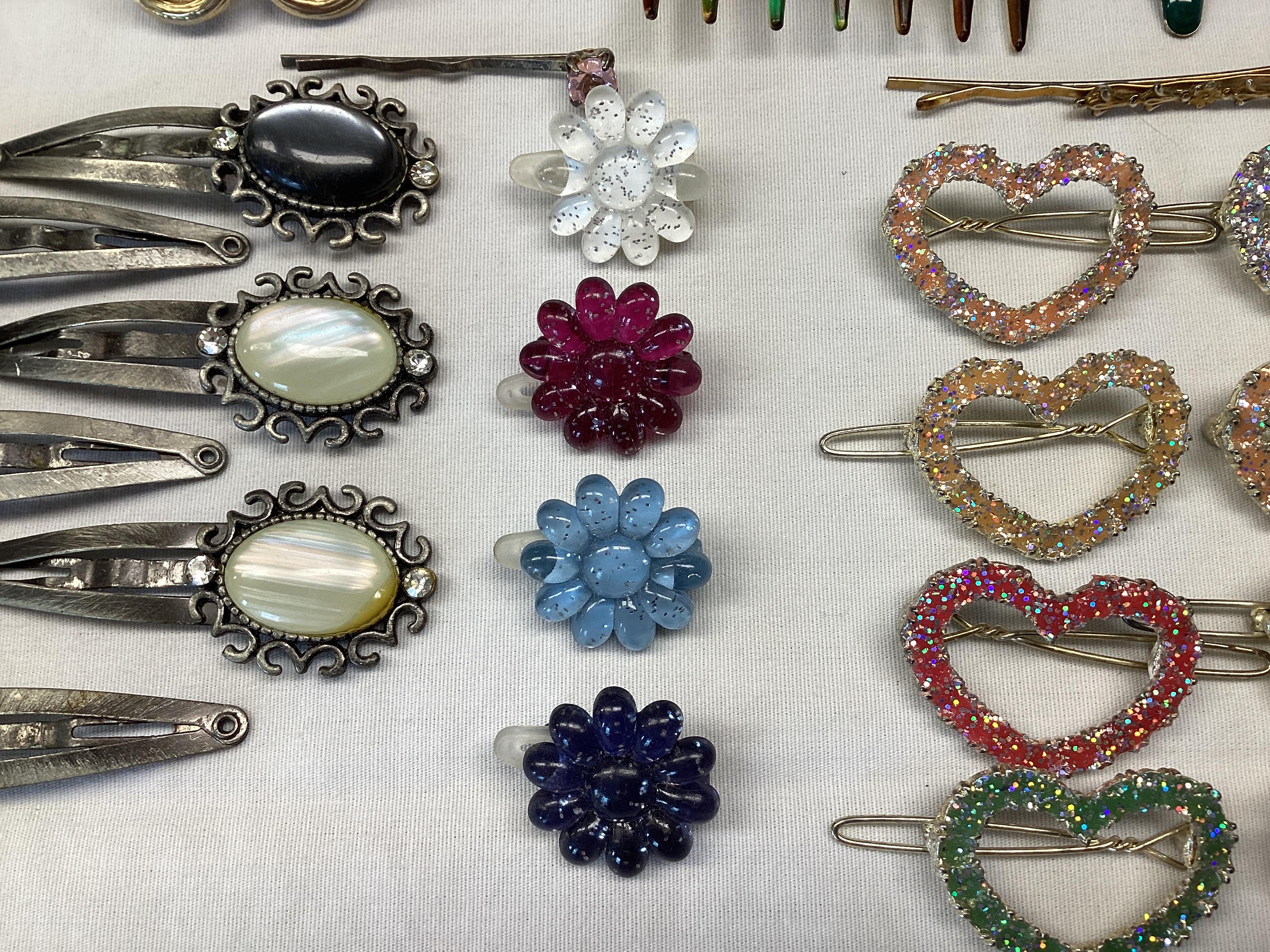 Hair Comb and Barrettes
