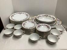 42 Pieces of Noritake Roselane China