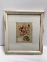 Framed and Matted Rose Print