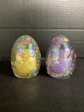 Two Egg Candleholders