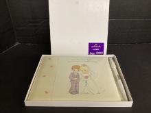 New Hallmark Precious Moments Wedding Guest Album