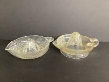 Two Glass Juicers