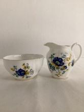 Royal Albert Bone China Creamer and Open Sugar Bowl