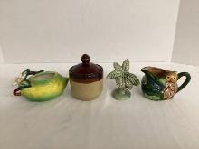 Jars, Creamer, and Shaker