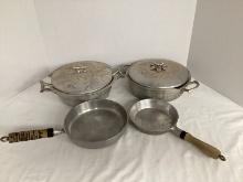 Aluminum Cookware and Serving Dishes